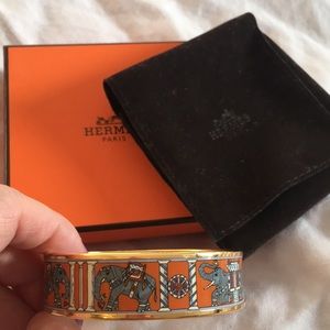 Hermès enamel bracelet